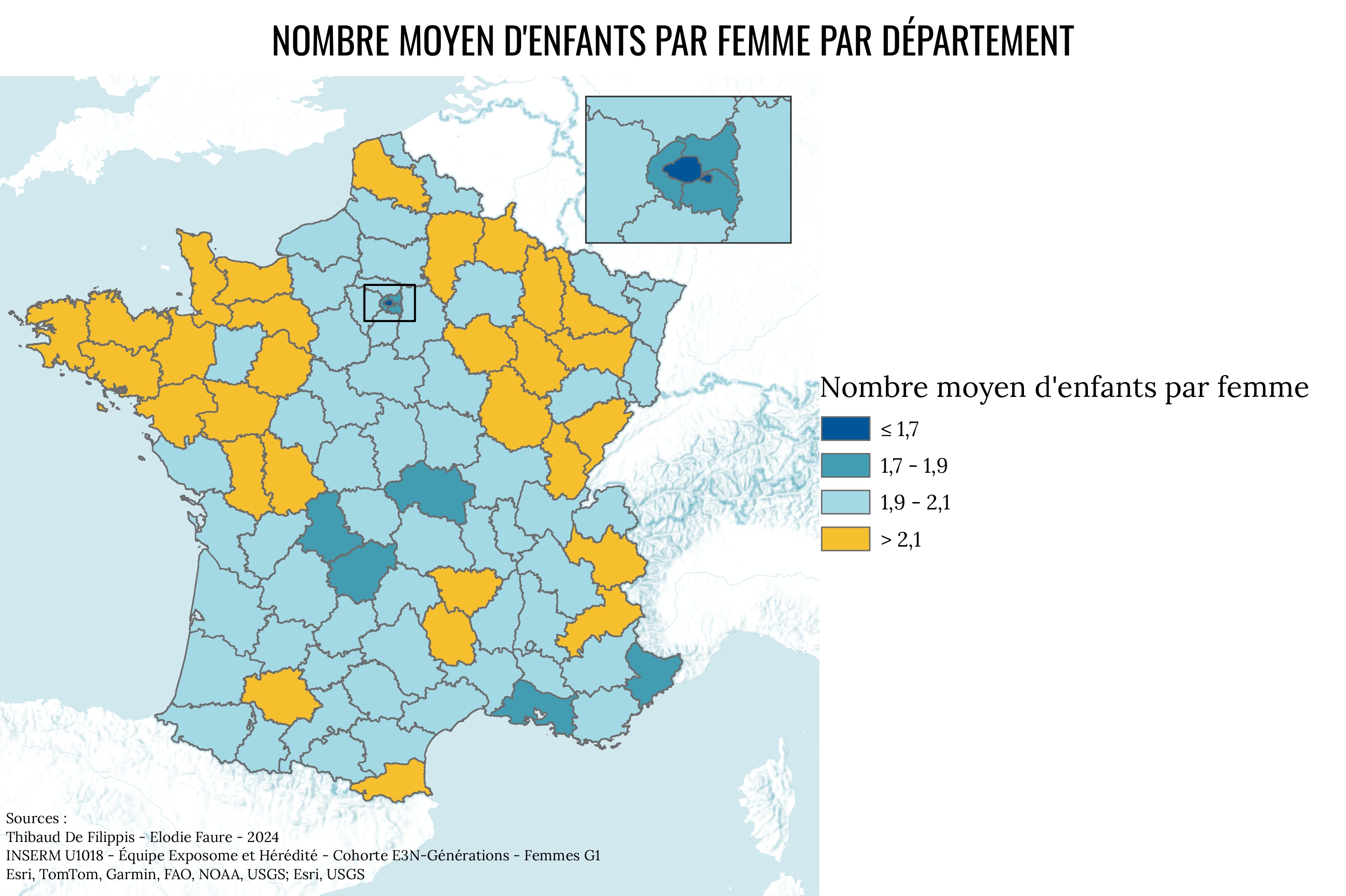 Carte nb enfants par femme - E3N-G1