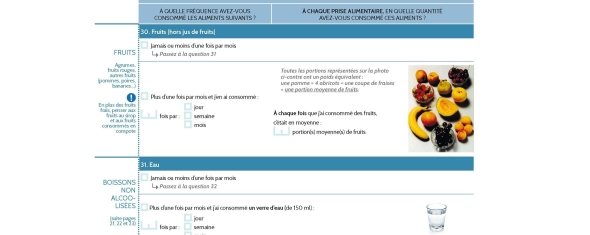 Questionnaire alimentaire