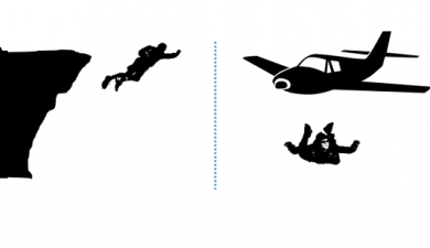 Base jump et parachutisme